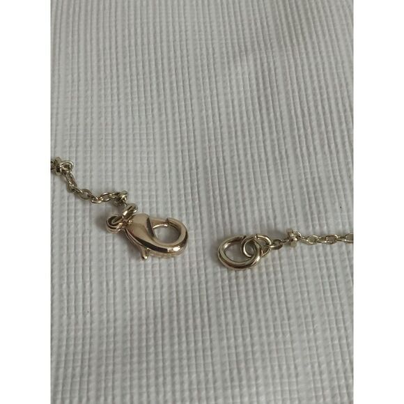 Brown Translucent Glass Beaded Cluster Pendant Gold Toned Cable Chain Necklace - Picture 6 of 10